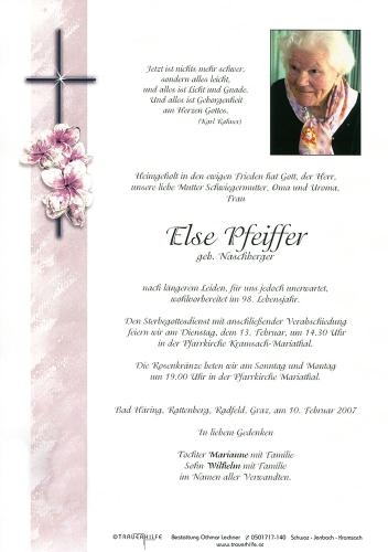 Parte von Elsa Pfeiffer