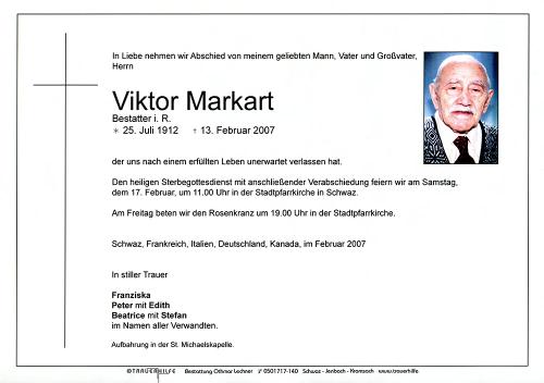 Parte von Viktor Markart