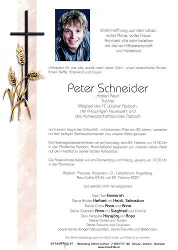 Parte von Peter Schneider