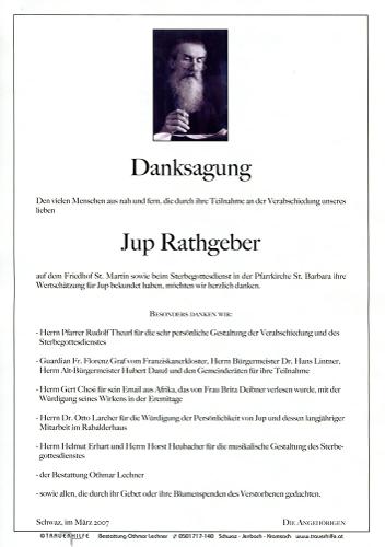 Parte von Josef Rathgeber