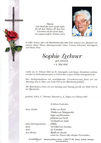 Parte von Sophie Lechner