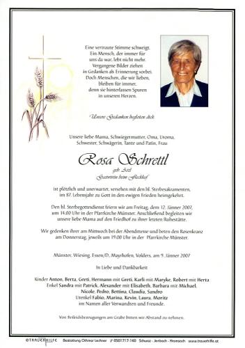 Parte von Rosa Schrettl