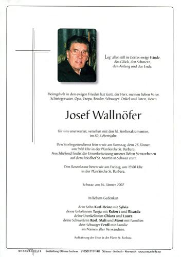 Parte von Josef Wallnöfer