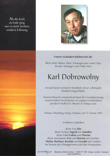 Parte von Karl Dobrowolny