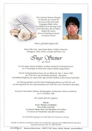 Parte von Ingeborg Steiner