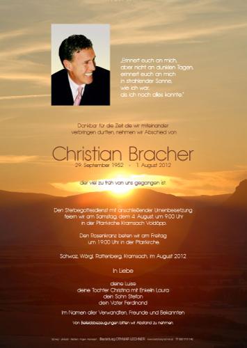 Parte von Christian Bracher