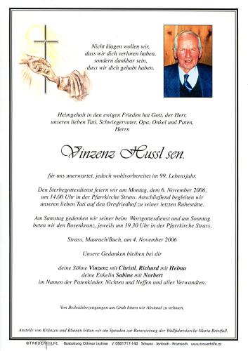 Parte von Vinzenz Hussl