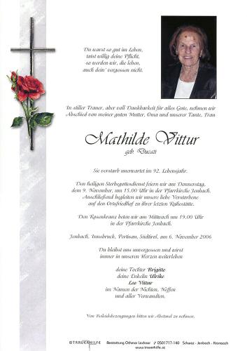 Parte von Mathilde Vittur