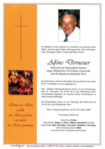 Parte von Alfons Dornauer