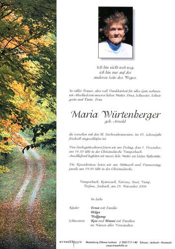 Parte von Maria Würtenberger