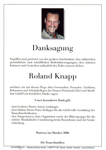 Parte von Roland Knapp