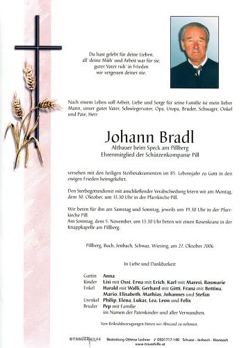 Parte von Johann Bradl