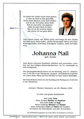 Parte von Johanna Nail