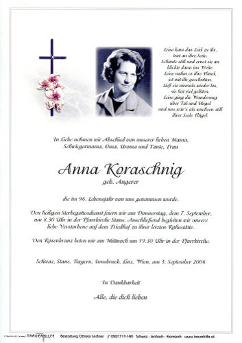 Parte von Anna Koraschnig