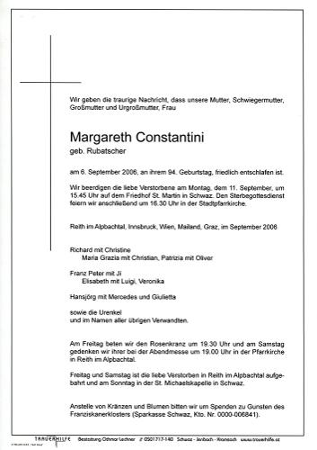 Parte von Margareth Constantini