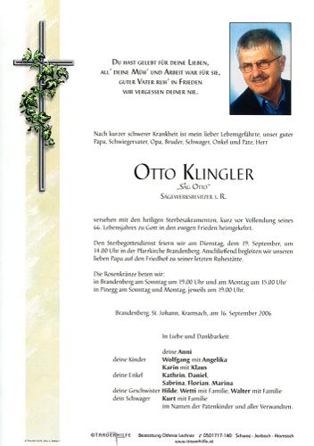 Parte von Otto Klingler
