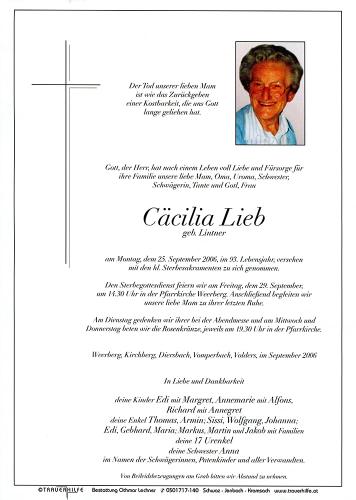 Parte von Cäcilia Lieb