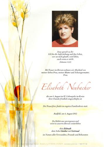 Parte von Elisabeth Neubacher