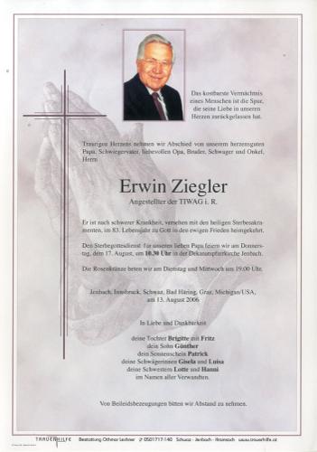 Parte von Erwin Ziegler