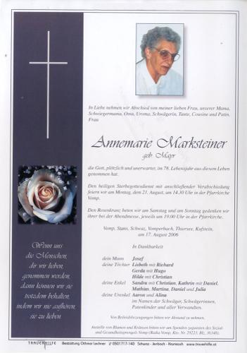 Parte von Annemarie Marksteiner