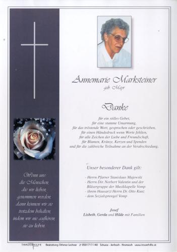 Parte von Annemarie Marksteiner