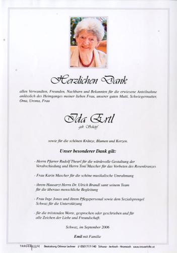 Parte von Ida Ertl