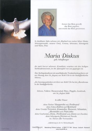 Parte von Maria Diskus