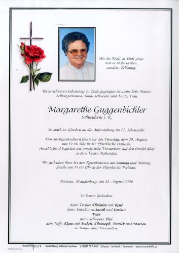 Parte von Margarethe Guggenbichler