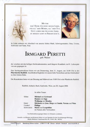 Parte von Irmgard Peretti