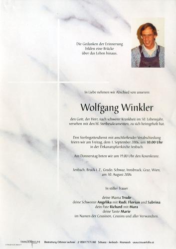 Parte von Wolfgang Winkler