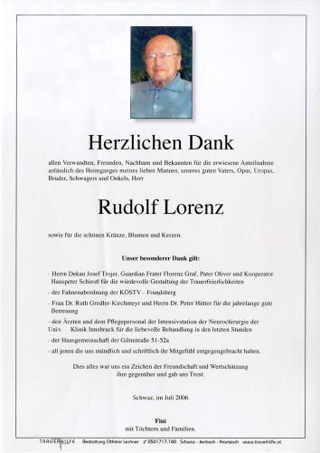 Parte von Rudolf Lorenz
