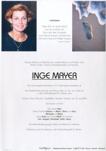 Parte von Inge Mayer