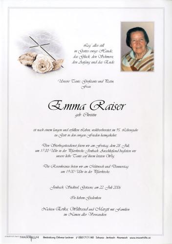 Parte von Emma Raiser