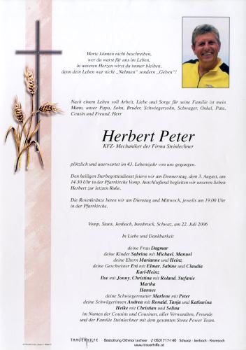 Parte von Herbert Peter