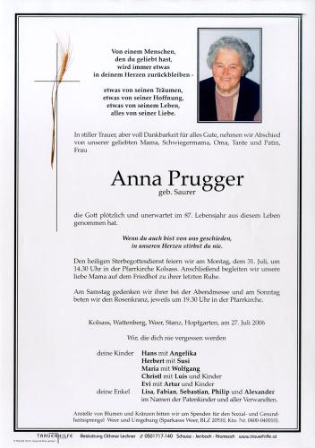 Parte von Anna Prugger