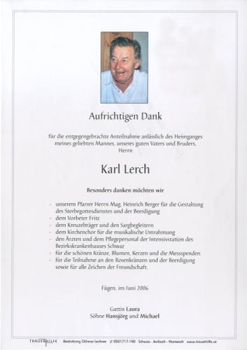 Parte von Karl Lerch