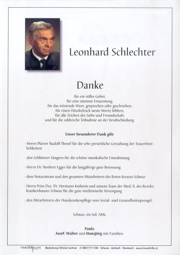 Parte von Leonhard Schlechter