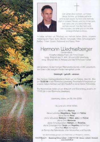 Parte von Hermann Wechselberger