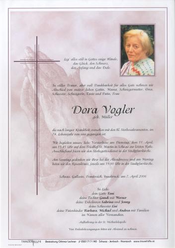 Parte von Dora Vogler