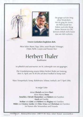 Parte von Herbert Thaler
