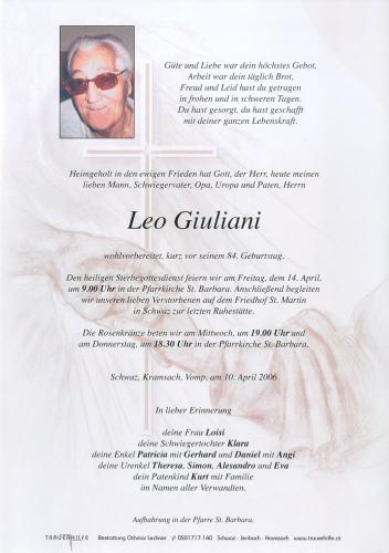 Parte von Leo Giuliani