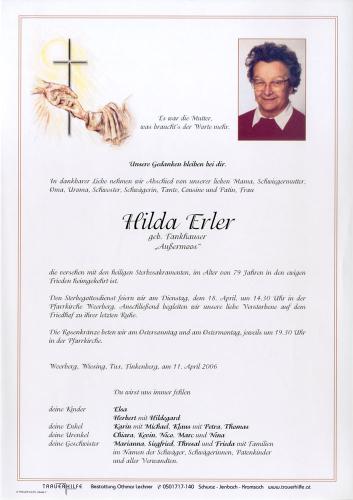Parte von Hilda Erler