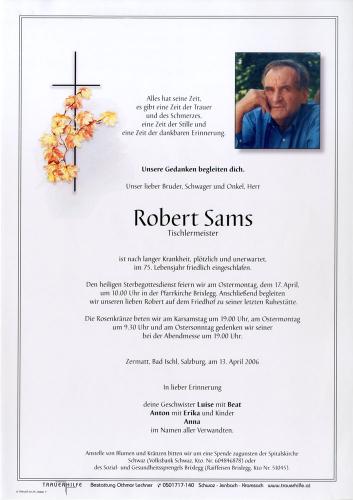 Parte von Robert Sams