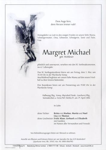 Parte von Margret Michael