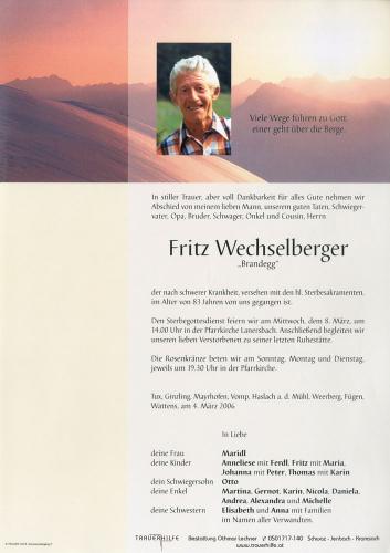 Parte von Friedrich Wechselberger