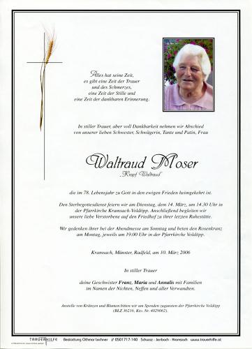 Parte von Waltraud Moser