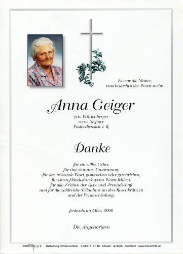 Parte von Anna Geiger