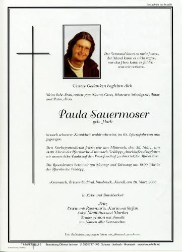 Parte von Paula Sauermoser