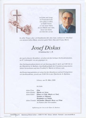 Parte von Josef Diskus