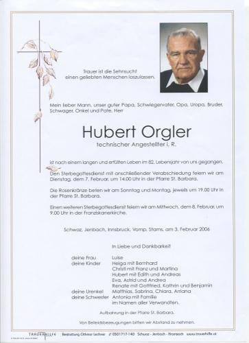 Parte von Hubert Orgler